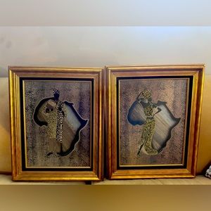 African King and Queen painting